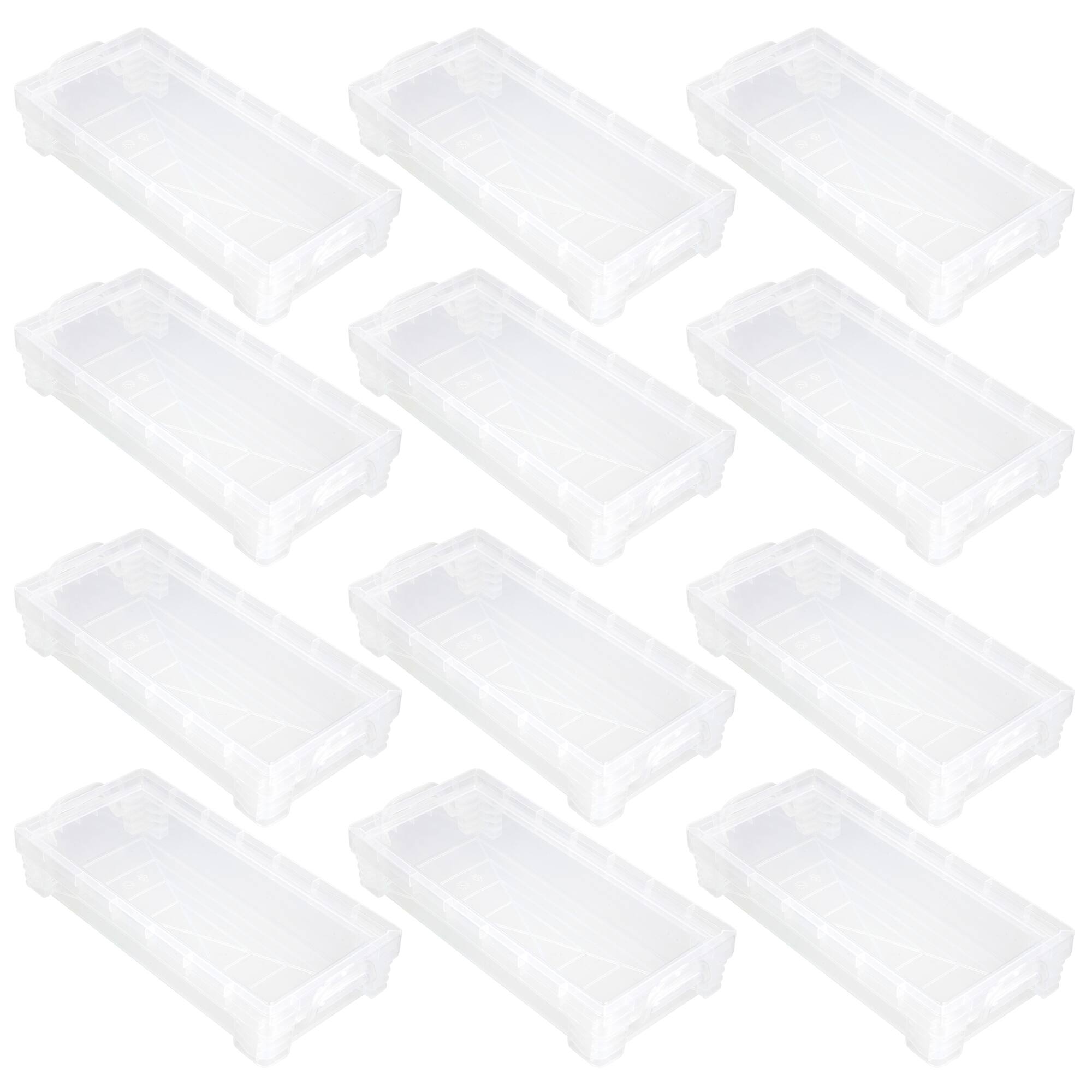 12 Pack: Stacking Pencil Box by Simply Tidy